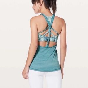 NWT Lululemon Twist & Toil Tank blue